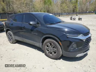 2020 Chevrolet Blazer LT with VIN 3GNKBCRS1LS618635, listed as a Copart auction lot 53455835 with 60,227 mi miles and Salvage title. Bid and sale history available at DreamBid. Image 4.