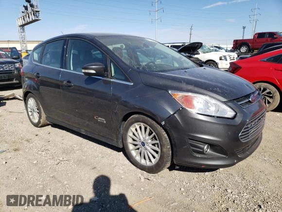 2016 Ford C-Max Energi SEL with VIN 1FADP5CUXGL114403, listed as a Copart auction lot 47727214 with 75,601 mi miles and Salvage Title. Bid and sale history available at carsss.com. Image 4.