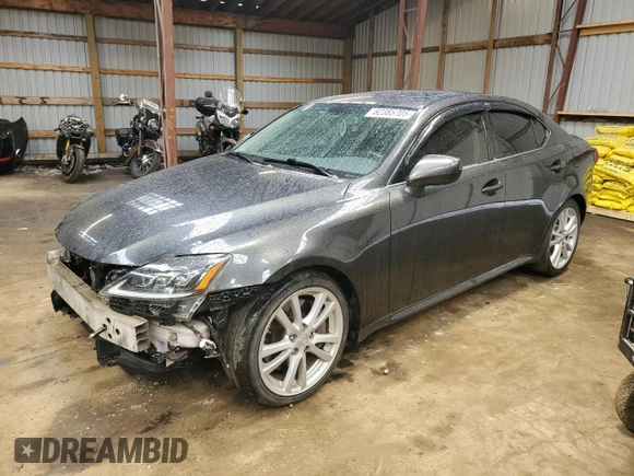 2006 Lexus IS 350 z VIN JTHBE262065002422, wystawiony jako Copart lot #62385705 z przebiegiem 365 512 mil mil oraz Czysty tytuł • Clean title. Historia ofert i sprzedaży dostępna na DreamBid. Obrazek 1.