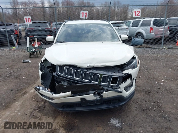 2019 Jeep Compass Latitude with VIN 3C4NJDBB6KT839035, listed as a IAAI auction lot 41864722 with Not Provided miles and . Bid and sale history available at carsss.com. Image 11.