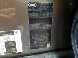 2023 Land Rover Defender X с VIN SALEX7EU8P2140939, выставлен на аукционе Copart как лот 55811195 с пробегом 33 446 миль миль и Списание • Salvage title. История ставок и продаж доступна на DreamBid. Изображение 14.