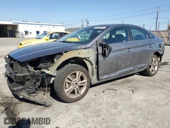 2019 Hyundai Sonata SEL with VIN 5NPE34AF3KH747671, listed as a Copart auction lot 50092005 with 62,999 mi miles and Salvage Title. Bid and sale history available at DreamBid. Image 1.
