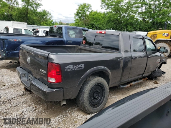 2018 Ram 2500 Big Horn with VIN 3C6UR5ML1JG133427, listed as a Copart auction lot 56129415 with 98,183 mi miles and Salvage title. Bid and sale history available at DreamBid. Image 3.