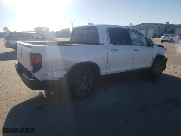 2020 Honda Ridgeline RTL-E with VIN 5FPYK3F77LB002473, listed as a Copart auction lot 77117414 with 62,631 mi miles and Salvage Title. Bid and sale history available at carsss.com. Image 3.