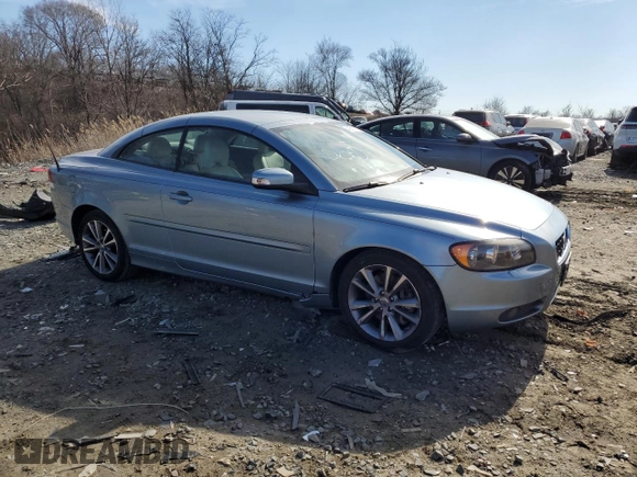 2010 Volvo C70 with VIN YV1672MC7AJ092364, listed as a Copart auction lot 46311325 with 127,114 mi miles and Salvage Title. Bid and sale history available at carsss.com. Image 4.