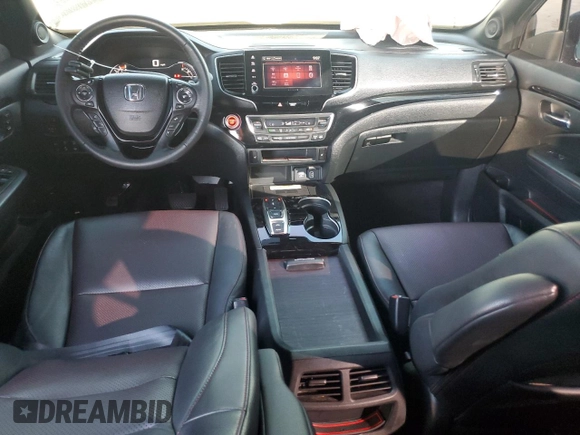 2023 Honda Ridgeline Black Edition with VIN 5FPYK3F81PB012950, listed as a Copart auction lot 48932835 with 26,269 mi miles and Salvage title. Bid and sale history available at DreamBid. Image 8.