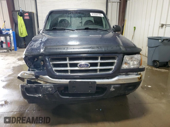 2001 Ford Ranger XLT Appearance with VIN 1FTYR14E31PA31773, listed as a Copart auction lot 50047775 with 260,802 mi miles and Salvage Title. Bid and sale history available at DreamBid. Image 5.