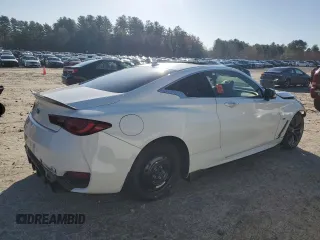 2018 Infiniti Q60 Luxe with VIN JN1EV7EK8JM340696, listed as a Copart auction lot 52930295 with 111,375 mi miles and Salvage Title. Bid and sale history available at carsss.com. Image 3.