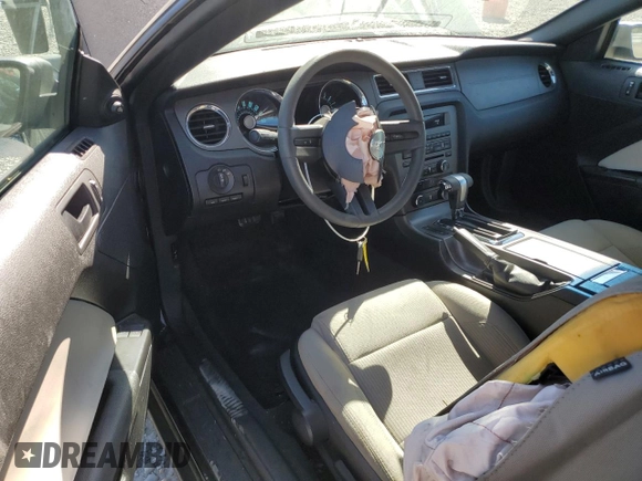 2012 Ford Mustang V6 Premium with VIN 1ZVBP8AM5C5224048, listed as a Copart auction lot 53483965 with 54,510 mi miles and Salvage Title. Bid and sale history available at carsss.com. Image 8.