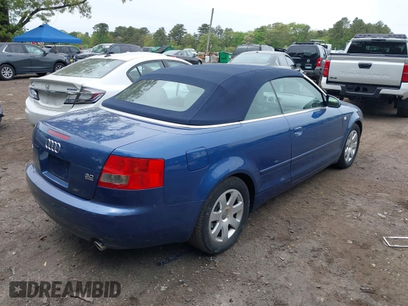 2004 Audi A4 3.0L z VIN WAUDT48H64K009108, wystawiony jako IAAI lot #42260314 z przebiegiem 111 322 mil mil oraz . Historia ofert i sprzedaży dostępna na DreamBid. Obrazek 4.