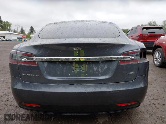 2017 Tesla Model S 100D with VIN 5YJSA1E26HF224568, listed as a IAAI auction lot 42140201 with 102,403 mi miles. Bid and sale history available at carsss.com. Image 17.