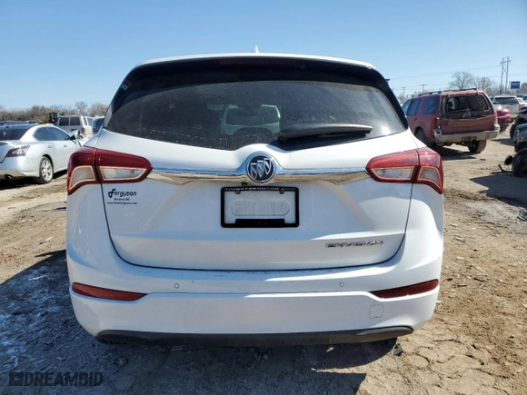 2019 Buick Envision Essence with VIN LRBFXCSA8KD016664, listed as a Copart auction lot 45939185 with 67,314 mi miles and Salvage Title. Bid and sale history available at carsss.com. Image 6.