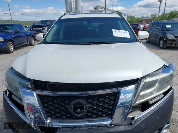 2015 Nissan Pathfinder Platinum z VIN 5N1AR2MM0FC613659, wystawiony jako IAAI lot #42194214 z przebiegiem 138 180 mil mil oraz . Historia ofert i sprzedaży dostępna na DreamBid. Obrazek 12.