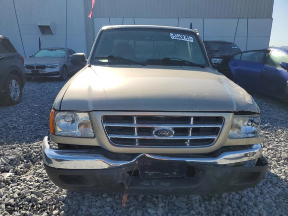 2002 Ford Ranger XL Fleet with VIN 1FTYR44U12TA42322, listed as a Copart auction lot 53528755 with 153,433 mi miles and Salvage Title. Bid and sale history available at carsss.com. Image 5.