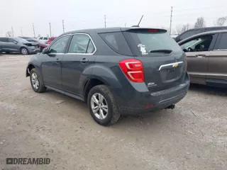 2017 Chevrolet Equinox LS with VIN 2GNALBEK4H1542906, listed as a IAAI auction lot 41538531 with 131,802 mi miles. Bid and sale history available at carsss.com. Image 3.