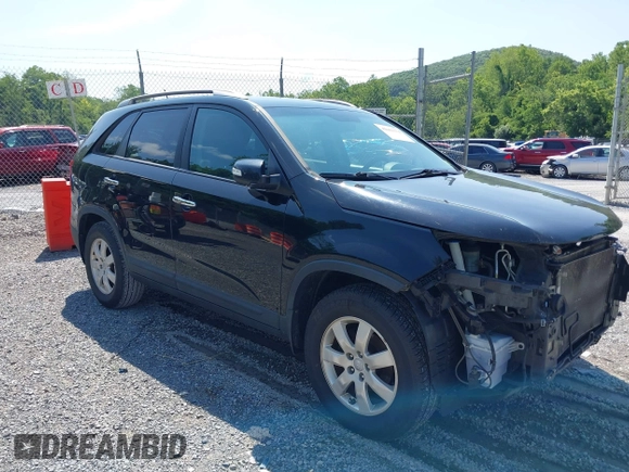 2013 Kia Sorento LX with VIN 5XYKT3A65DG414072, listed as a IAAI auction lot 42602334 with 149,878 mi miles and . Bid and sale history available at DreamBid. Image 1.
