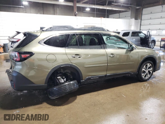 2022 Subaru Outback Touring with VIN 4S4BTAPC7N3210165, listed as a Copart auction lot 56468405 with 42,598 mi miles and Salvage title. Bid and sale history available at DreamBid. Image 3.
