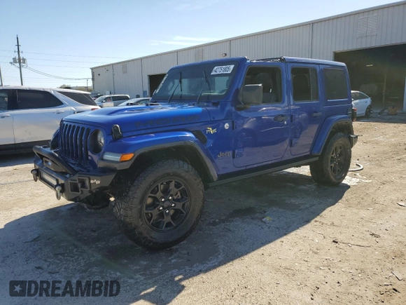 2019 Jeep Wrangler Unlimited Sahara z VIN 1C4HJXEG1KW625568, wystawiony jako Copart lot #42751805 z przebiegiem Nie podano mil oraz Nie do naprawy • Non repairable. Historia ofert i sprzedaży dostępna na DreamBid. Obrazek 1.