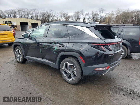 2024 Hyundai Tucson Limited with VIN 5NMJECDE8RH392333, listed as a Copart auction lot 47833745 with 8,110 mi miles and Salvage Title. Bid and sale history available at carsss.com. Image 2.