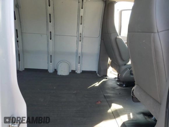 2019 GMC Savana Cargo Van with VIN 1GTW7AFP0K1301879, listed as a Copart auction lot 42157385 with 65,831 mi miles and Salvage Title. Bid and sale history available at carsss.com. Image 11.