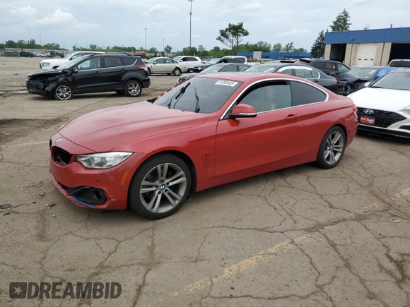 2016 BMW 4 Series 428i xDrive with VIN WBA3N9C56GK250087, listed as a Copart auction lot 61393405 with 113,438 mi miles and Clean title. Bid and sale history available at DreamBid. Image 1.
