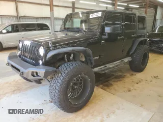 2017 Jeep Wrangler Unlimited Sport with VIN 1C4BJWDG1HL637666, listed as a Copart auction lot 59751335 with 70,406 mi miles and Salvage title. Bid and sale history available at DreamBid. Image 1.