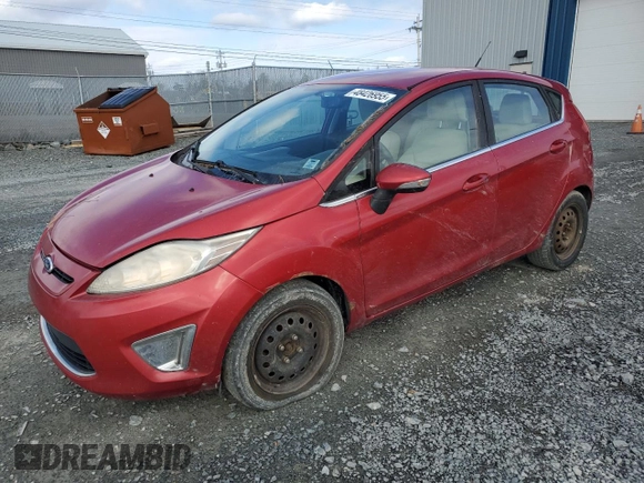 2011 Ford Fiesta SES with VIN 3FADP4FJ8BM102964, listed as a Copart auction lot 48426955 with 220,067 mi miles and Clean Title. Bid and sale history available at carsss.com. Image 1.