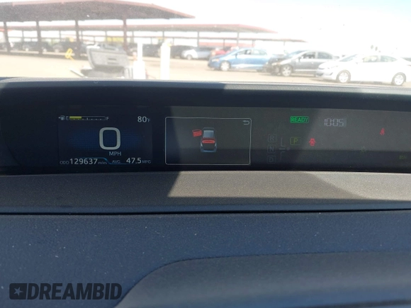 2022 Toyota Prius L Eco with VIN JTDKAMFUXN3181752, listed as a IAAI auction lot 42015717 with 129,637 mi miles and . Bid and sale history available at DreamBid. Image 7.