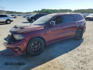 2021 Dodge Durango SRT Hellcat z VIN 1C4SDJH93MC606015, wystawiony jako Copart lot #53331355 z przebiegiem Nie podano mil oraz Szkoda całkowita • Salvage title. Historia ofert i sprzedaży dostępna na DreamBid. Obrazek 1.
