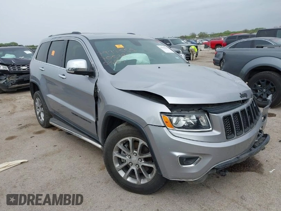 2015 Jeep Grand Cherokee Limited with VIN 1C4RJFBG4FC705392, listed as a IAAI auction lot 41946396 with 1 mi miles. Bid and sale history available at carsss.com. Image 1.