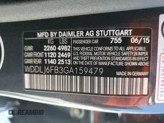 2016 Mercedes-Benz CLS with VIN WDDLJ6FB3GA159479, listed as a Copart auction lot 56007524 with 134,863 mi miles. Bid and sale history available at carsss.com. Image 13.