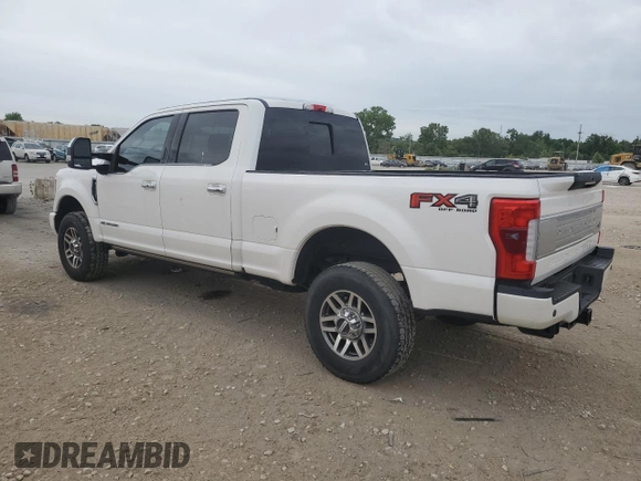 2017 Ford F-250 Lariat with VIN 1FT7W2BT6HEB89431, listed as a Copart auction lot 60673005 with 58,158 mi miles and Salvage title. Bid and sale history available at DreamBid. Image 2.