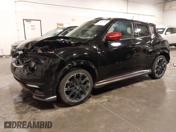 2015 Nissan Juke S with VIN JN8AF5MV8FT561077, listed as a IAAI auction lot 42041863 with 80,032 mi miles and . Bid and sale history available at carsss.com. Image 19.