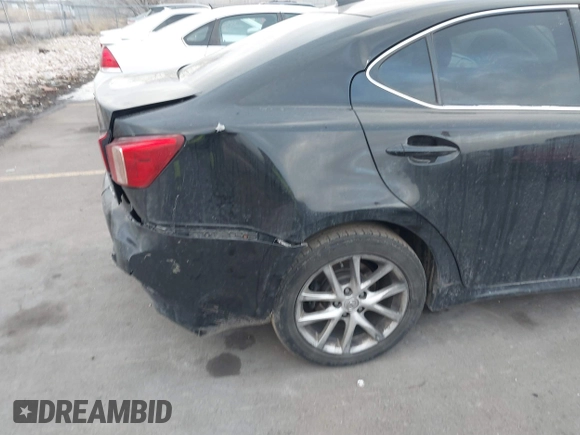 2011 Lexus IS 250 with VIN JTHCF5C20B5046664, listed as a IAAI auction lot 41493227 with 185,932 mi miles and . Bid and sale history available at DreamBid. Image 17.