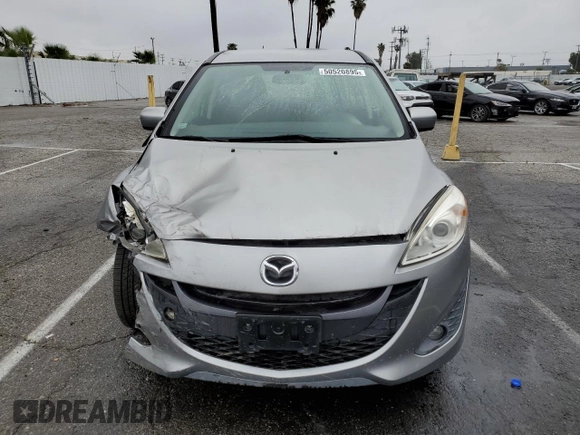 2012 Mazda 5 Touring with VIN JM1CW2CL8C0121599, listed as a Copart auction lot 50520895 with 131,948 mi miles and Salvage title. Bid and sale history available at DreamBid. Image 5.