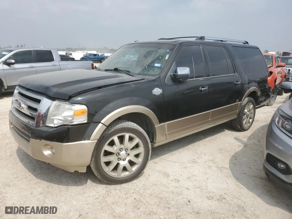 2014 Ford Expedition EL XLT with VIN 1FMJK1H53EEF07470, listed as a Copart auction lot 48903355 with 189,551 mi miles and Salvage Title. Bid and sale history available at carsss.com. Image 1.