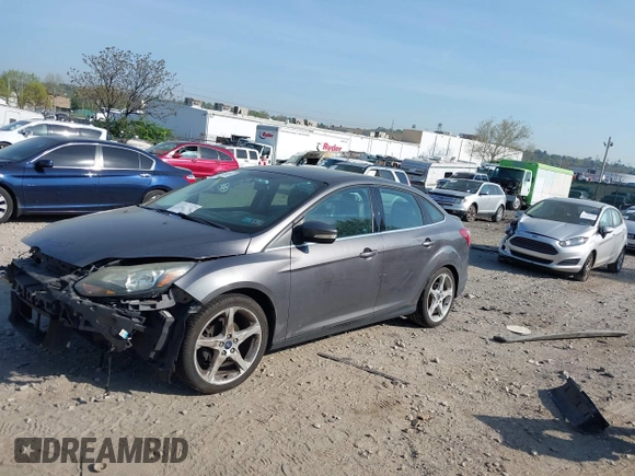 2014 Ford Focus Titanium with VIN 1FADP3J24EL241067, listed as a IAAI auction lot 42093101 with 1 mi miles. Bid and sale history available at carsss.com. Image 2.