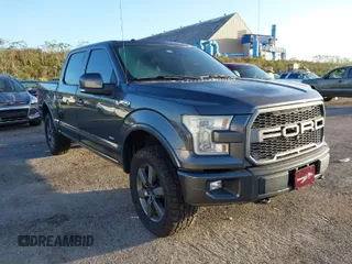 2015 Ford F-150 XLT with VIN 1FTEW1EG2FFC78324, listed as a IAAI auction lot 40708845 with 123,939 mi miles. Bid and sale history available at carsss.com. Image 1.