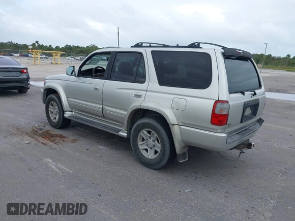 1999 Toyota 4Runner Limited with VIN JT3GN87R6X0130527, listed as a IAAI auction lot 40774553 with 406,958 mi miles and . Bid and sale history available at DreamBid. Image 3.