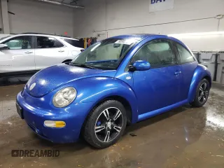 2003 Volkswagen New Beetle Coupe GLS with VIN 3VWCK21C83M412418, listed as a Copart auction lot 80592134 with 131,556 mi miles and Salvage Title. Bid and sale history available at carsss.com. Image 1.