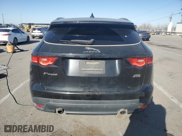 2018 Jaguar F-Pace 25t Premium with VIN SADCJ2FX4JA267748, listed as a Copart auction lot 48262585 with 61,234 mi miles and Clean Title. Bid and sale history available at DreamBid. Image 6.