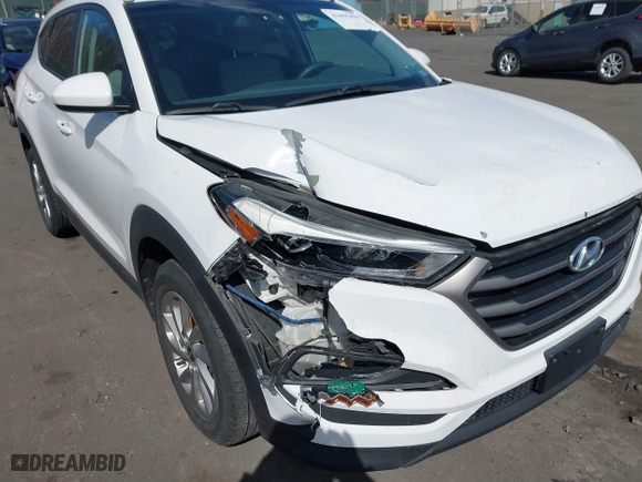 2016 Hyundai Tucson SE with VIN KM8J3CA48GU087840, listed as a IAAI auction lot 41855450 with 106,524 mi miles. Bid and sale history available at carsss.com. Image 6.