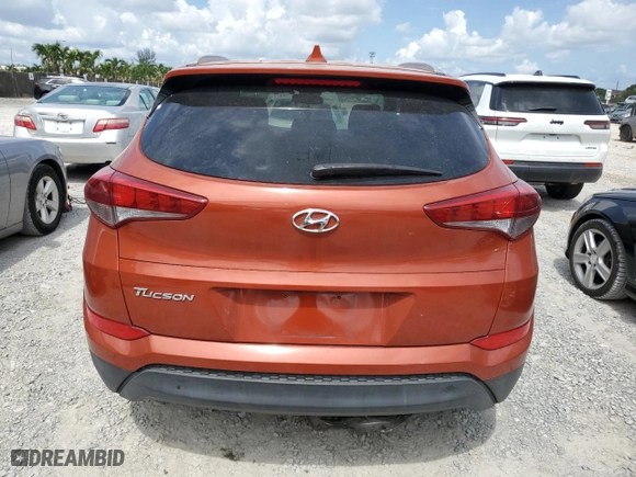 2018 Hyundai Tucson SEL with VIN KM8J33A4XJU611691, listed as a Copart auction lot 66301454 with 45,920 mi miles and Non Repairable. Bid and sale history available at carsss.com. Image 6.
