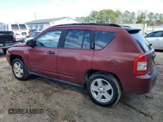 2008 Jeep Compass Sport with VIN 1J8FT470X8D712043, listed as a Copart auction lot 45382735 with 62,588 mi miles and Salvage Title. Bid and sale history available at carsss.com. Image 2.