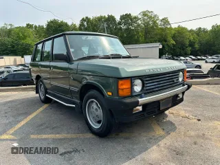 1990 Land Rover Range Rover z VIN SALHV1249LA408661, wystawiony jako Copart lot #59861925 z przebiegiem 129 140 mil mil oraz Czysty tytuł • Clean title. Historia ofert i sprzedaży dostępna na DreamBid. Obrazek 4.