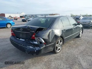 2005 Lexus LS 430 with VIN JTHBN36F155019723, listed as a IAAI auction lot 41897964 with 115,995 mi miles and . Bid and sale history available at DreamBid. Image 4.