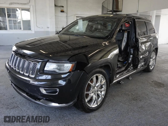 2014 Jeep Grand Cherokee Summit с VIN 1C4RJFJG5EC340768, выставлен на аукционе Copart как лот 48050645 с пробегом 119 377 миль миль и Списание • Salvage title. История ставок и продаж доступна на DreamBid. Изображение 2.