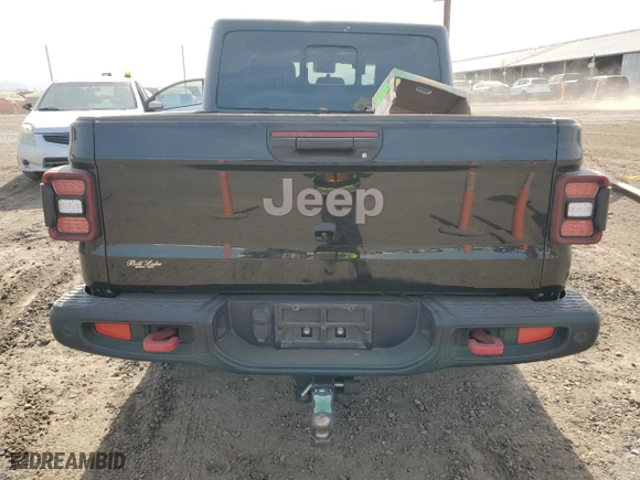 2020 Jeep Gladiator Rubicon with VIN 1C6JJTBG6LL102832, listed as a Copart auction lot 88780025 with 91,948 mi miles and Salvage Title. Bid and sale history available at carsss.com. Image 6.