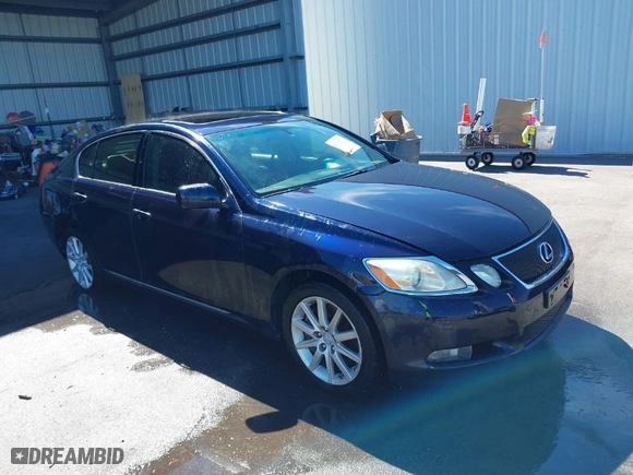 2007 Lexus GS 350 with VIN JTHCE96S370007996, listed as a IAAI auction lot 41682780 with 184,489 mi miles. Bid and sale history available at carsss.com. Image 1.