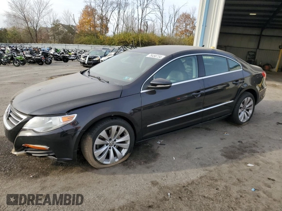2012 Volkswagen CC Sport PZEV with VIN WVWNP7AN9CE509399, listed as a Copart auction lot 78458734 with 166,945 mi miles and Salvage Title. Bid and sale history available at carsss.com. Image 1.